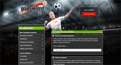Desktop Screenshot of answers.goalunited.org