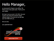 Tablet Screenshot of classic.goalunited.org